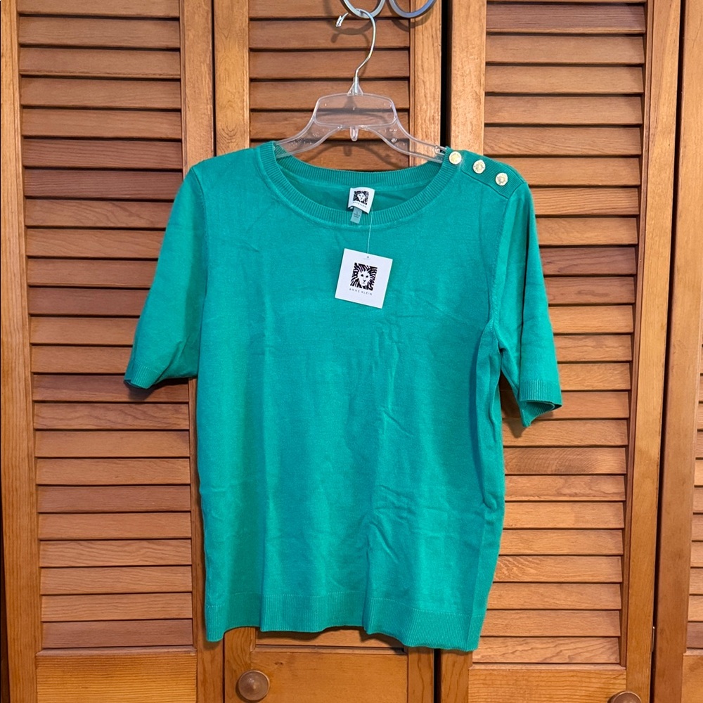Anne Klein short sleeve top